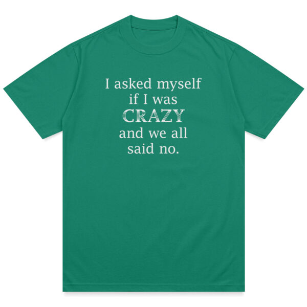 Asked Myself If I Was Crazy Shirt - Image 4