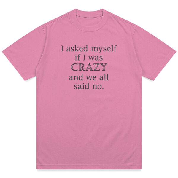 Asked Myself If I Was Crazy Shirt - Image 10
