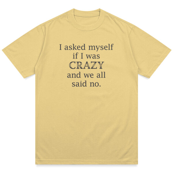 Asked Myself If I Was Crazy Shirt