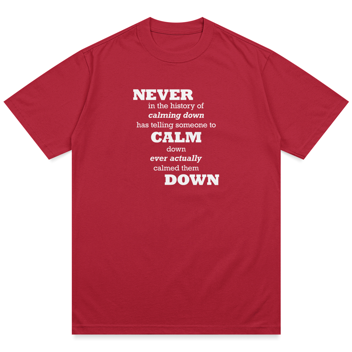 History of Calming Down