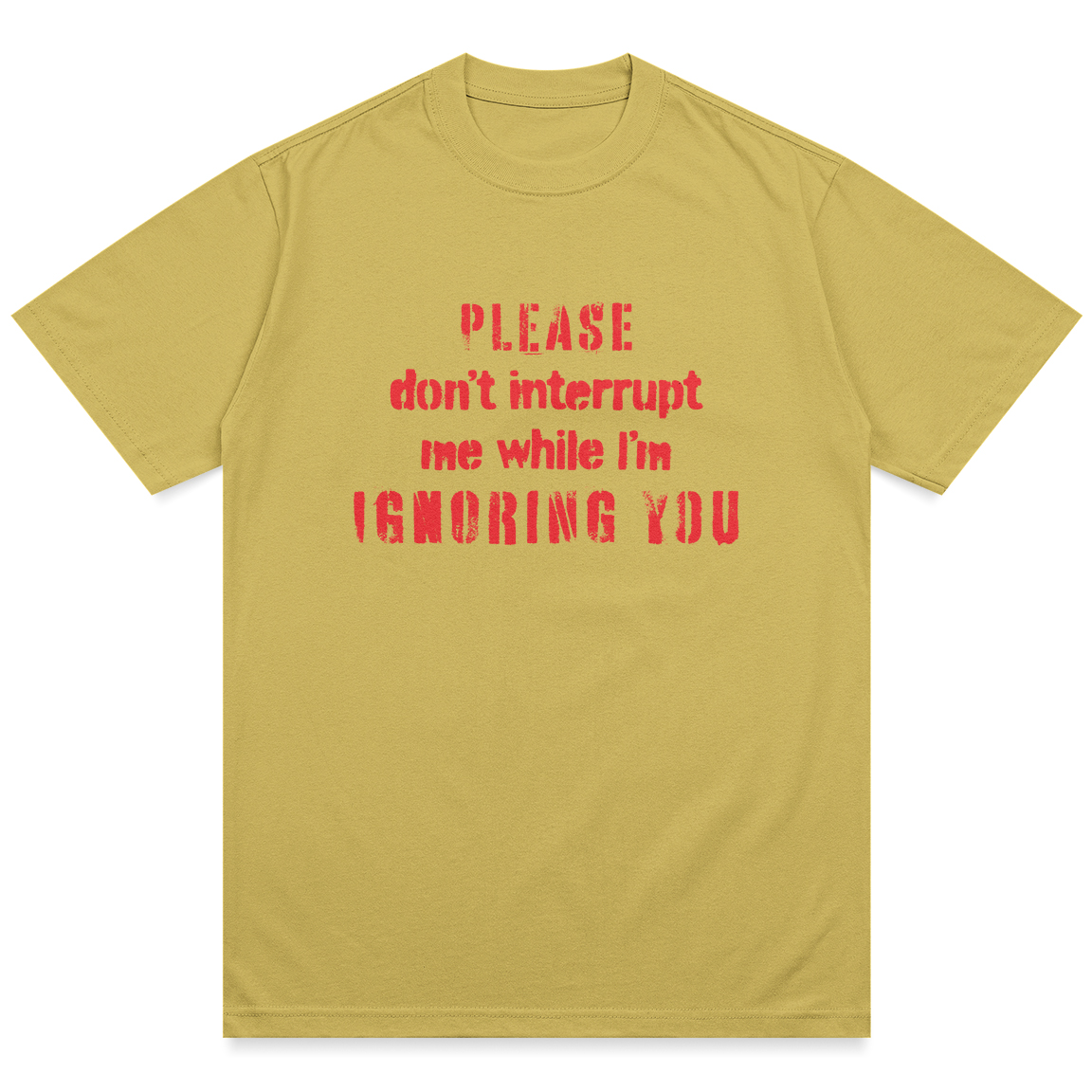 Don't Interrupt Me